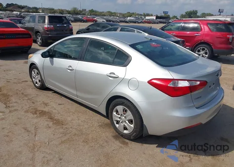 2015 Kia Forte Lx из США, поврежденный, VIN KNAFX4A67F5287233